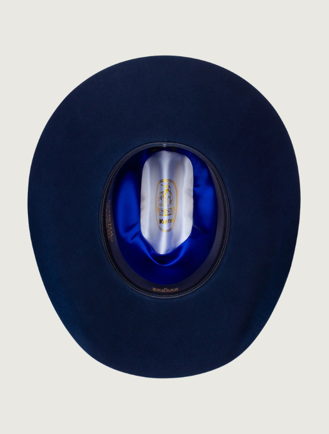 Resistol 6X Midnight Cowboy Hat in Navy