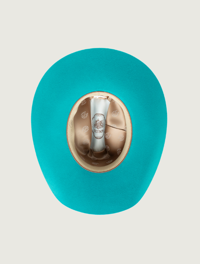 Stetson Lone Ridge Wool Felt Cowboy Hat in Turquoise