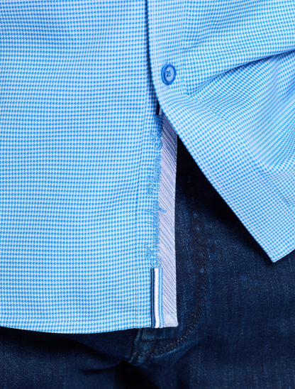 Robert Graham Men's Kenmare Long Sleeve Button Down Shirt in Blue