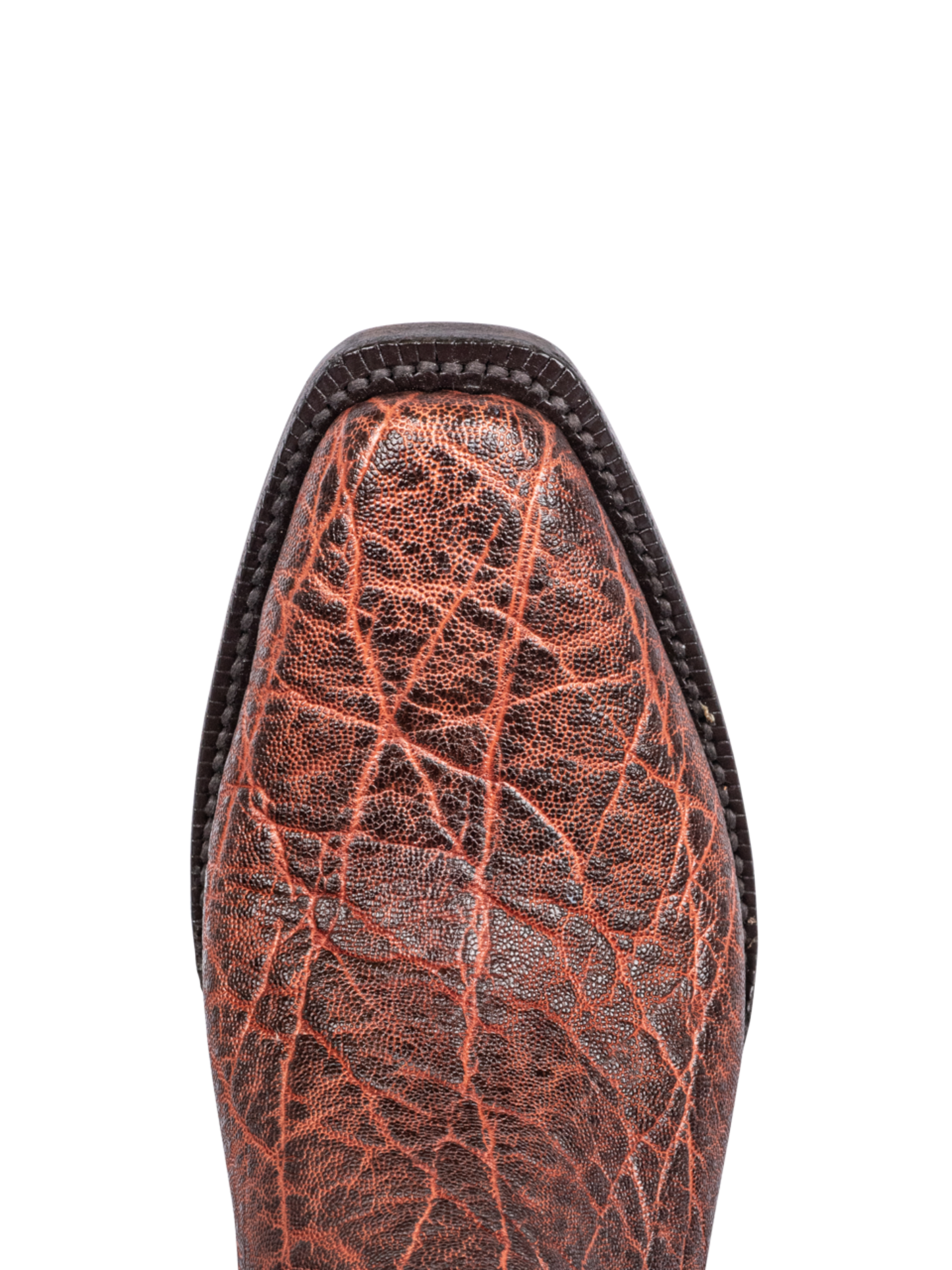 Black Jack Vintage Elephant Cowboy Boots in Chestnut