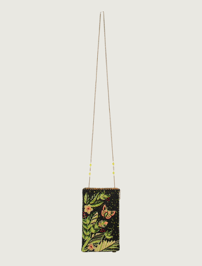 Mary Frances Enchanting Evening Butterfly Crossbody Phone Bag