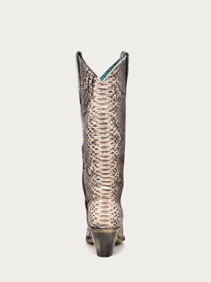 Corral Women's Genuine Full Python Tall Top Cowboy Boots