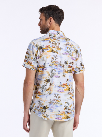 Robert Graham Curtis Short Sleeve Button Down Shirt