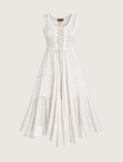 Scully Women's Lace-up Front Sleeveless Dress