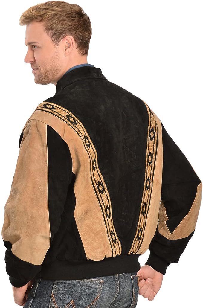 Mavericks Two Toned Boar Suede Rodeo Jacket