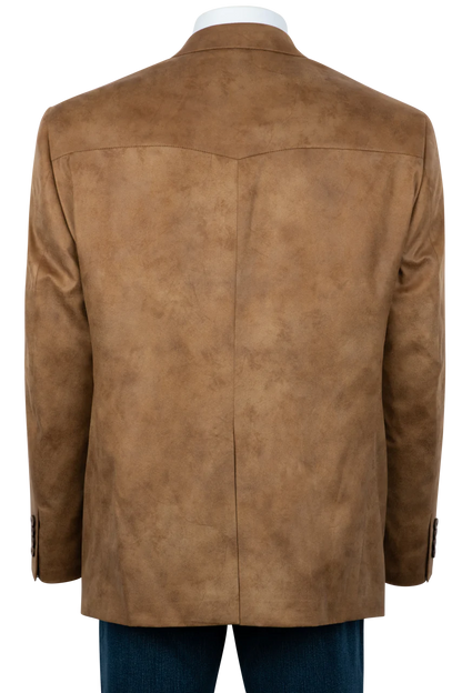 Pinto Ranch Tan Leather Micro Fiber Sport Coat