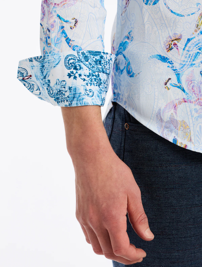 Robert Graham Men's Tilden Long Sleeve Button Down Shirt