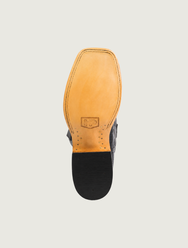 Horse Power Black Caiman Belly Cowboy Boots