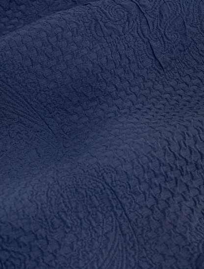 Robert Graham Devonshire Jacquard Shirt in Navy
