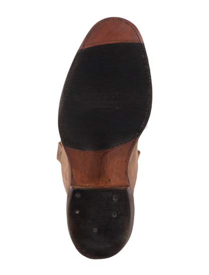 Rios of Mercedes Elk Bottom Roper Cowboy Boots in Sand