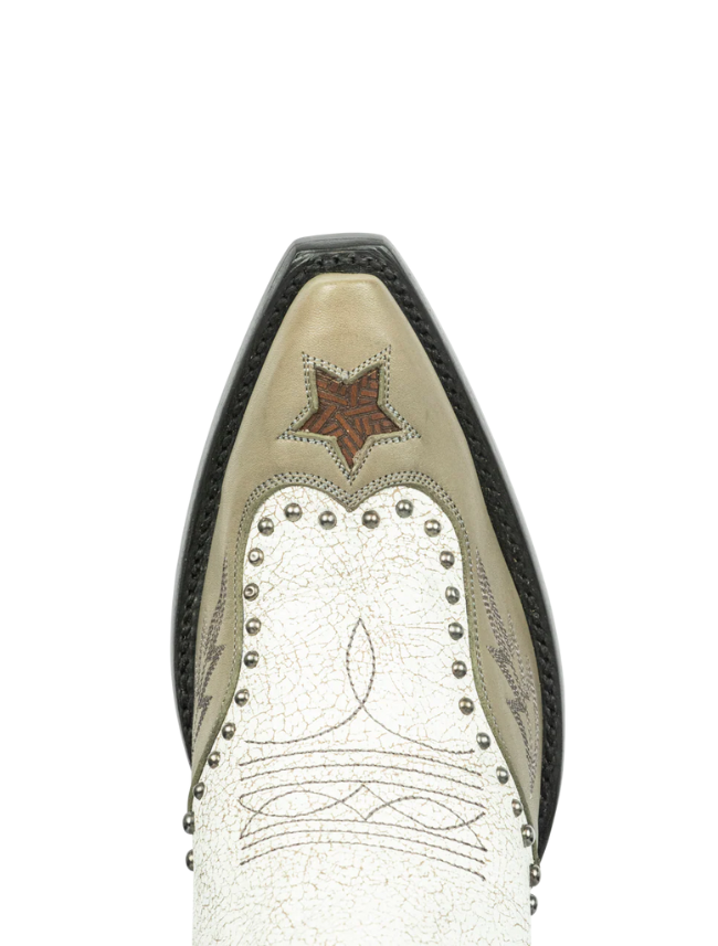 Double D Ranch Best Dressed Taupe Cowboy Boots