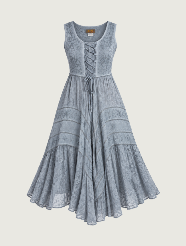 Scully Women's Lace-up Front Sleeveless Dress