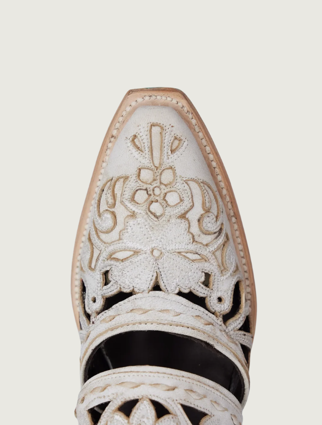 Lane Boots Robin Cut Out Slingback Mules in Ceramic Crackle