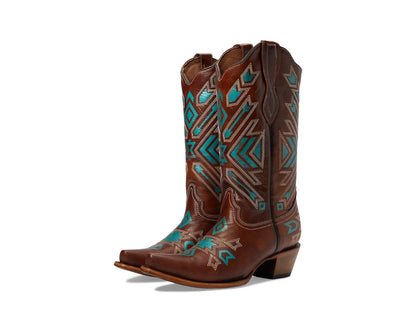 Corral Embroidery Tan/Turquoise Boots