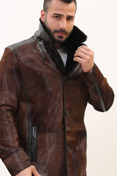 Men's Cavalino Coat Brown