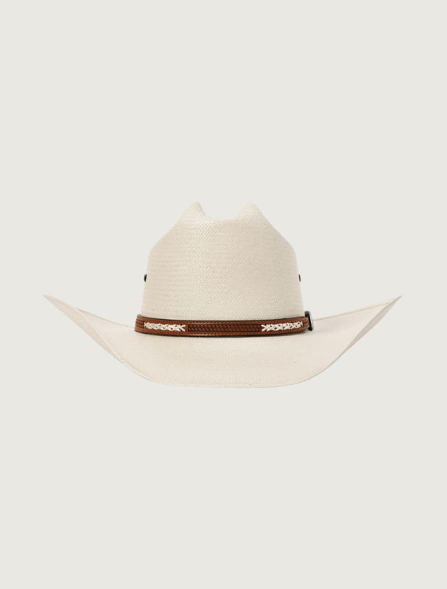 Stetson Wakefield 10X shantung straw cowboy hat — back view