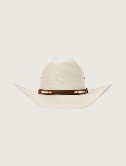 Stetson Wakefield 10X shantung straw cowboy hat — back view