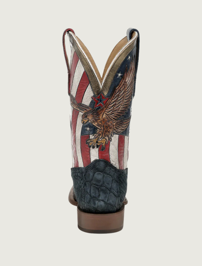 Corral Liberty Eagle Alligator Cowboy Boots