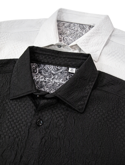 Robert Graham Men's Devonshire Long Sleeve Button Down Shirt in Black