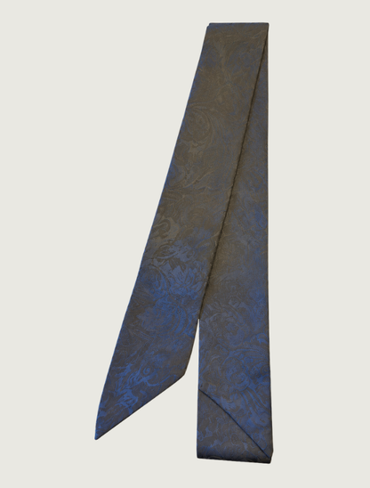 Wyoming Traders Skinny Jacquard Silk Wild Rag