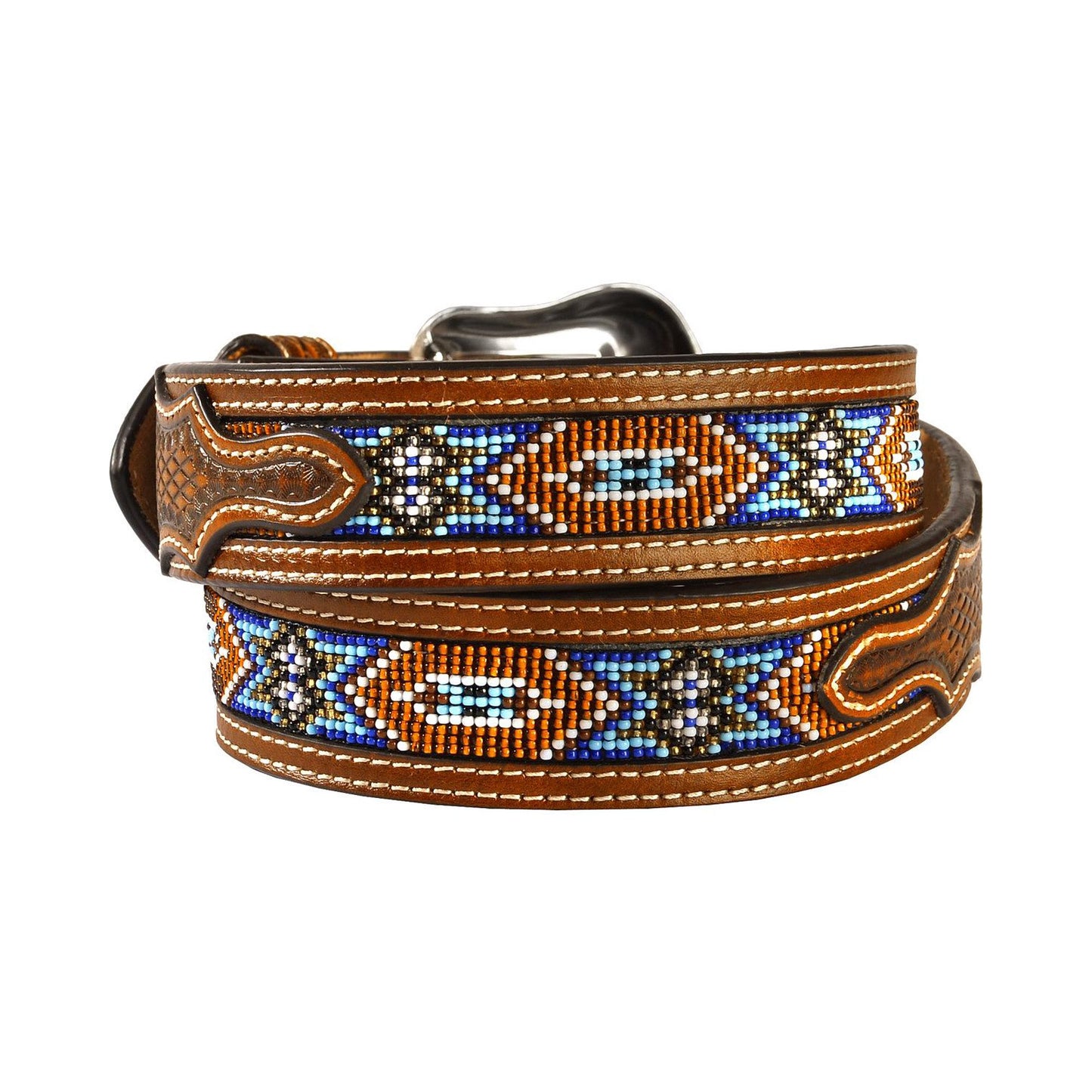 Nocona Diamond Tabs Beaded Belt