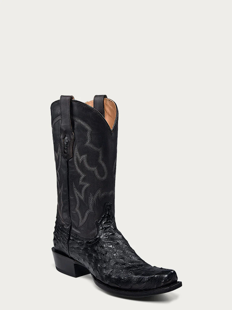 Corral Ostrich Embroidery Square Toe Cowboy Boots