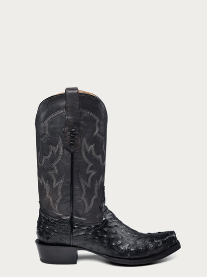 Corral Ostrich Embroidery Square Toe Cowboy Boots