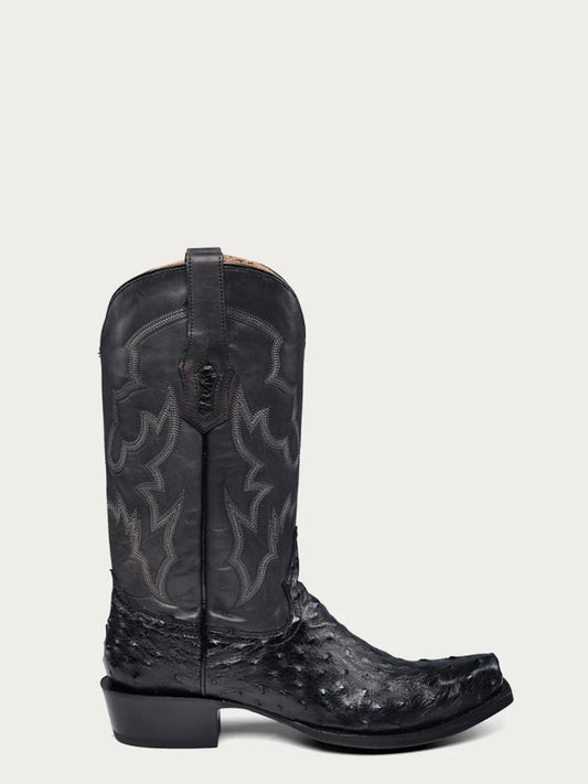 Corral Ostrich Embroidery Square Toe Cowboy Boots