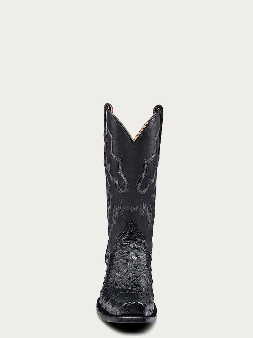 Corral Ostrich Embroidery Square Toe Cowboy Boots