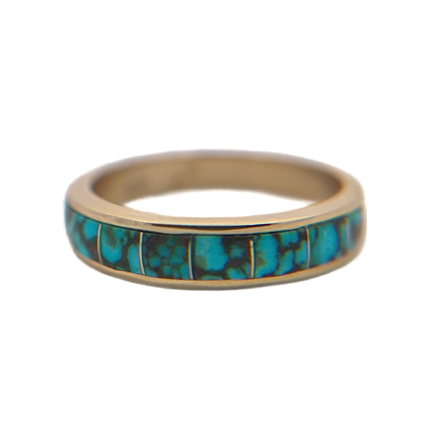 14K Yellow Gold Turquoise Ring