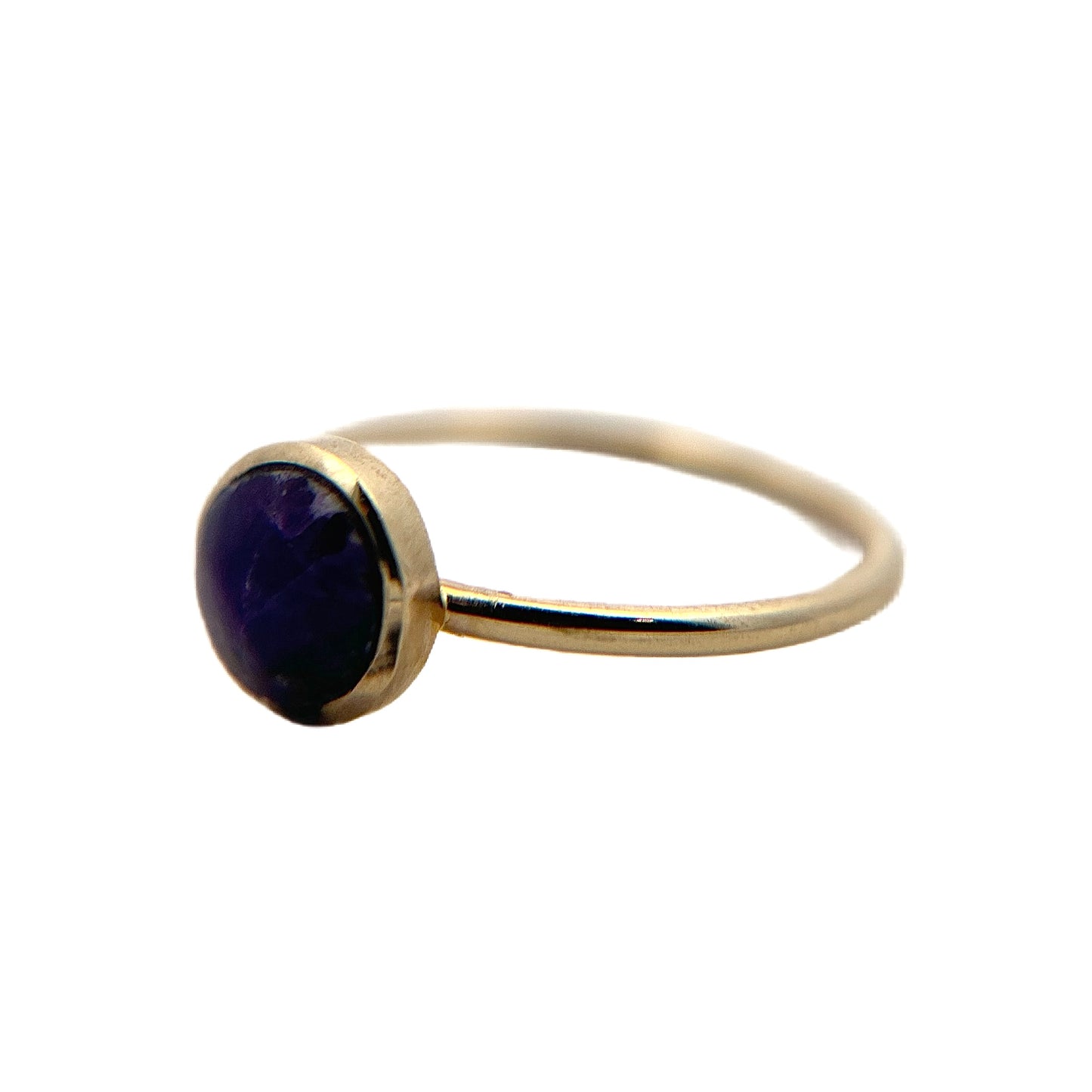 14K YG Sugilite Ring