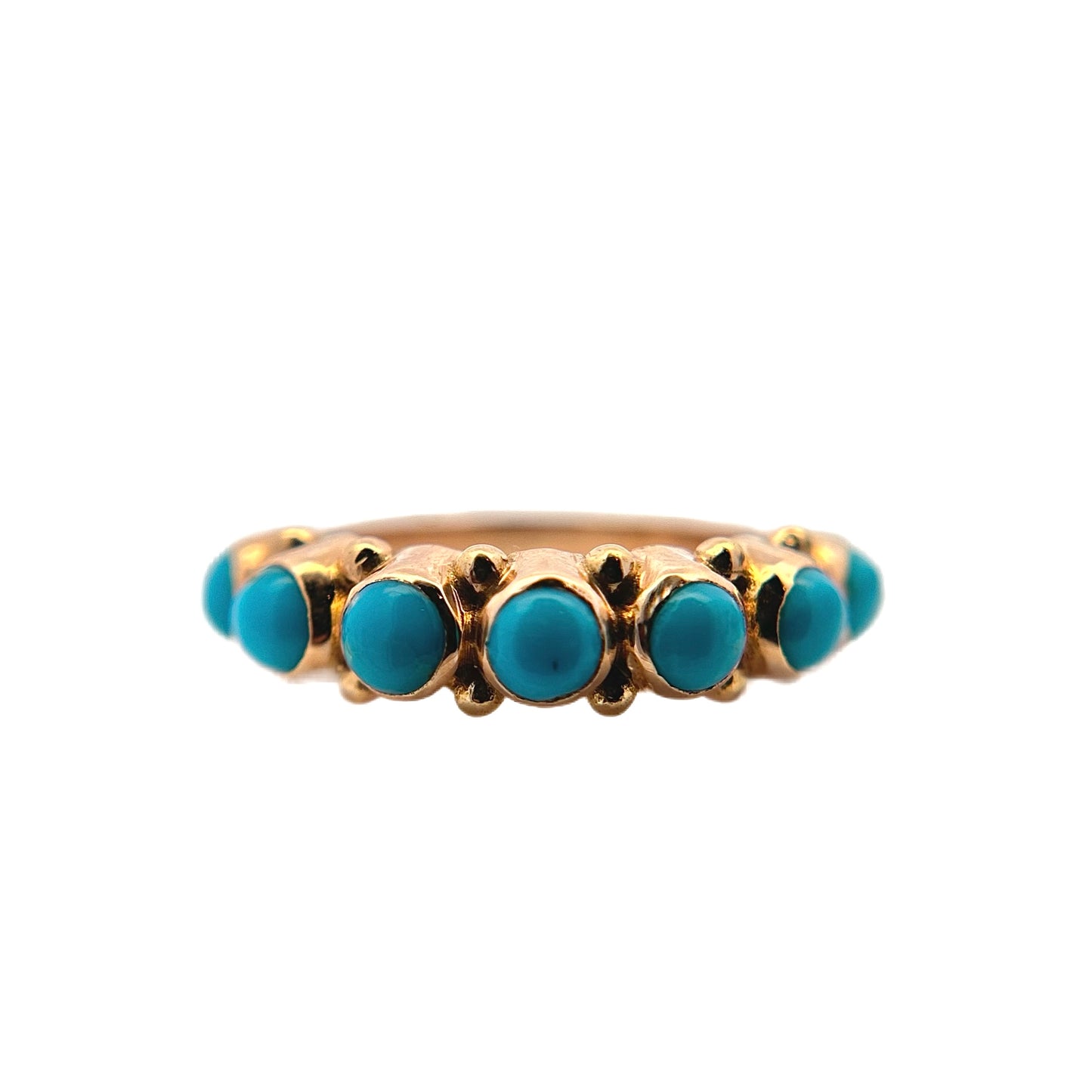 18K Rose Gold Turquoise Ring