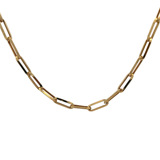 18K Yellow Gold Chain Necklace