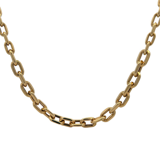 18K Yellow Gold Chain Necklace