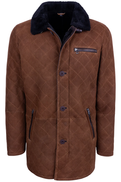 Pinto Ranch Quilted Merino Shearling Coat