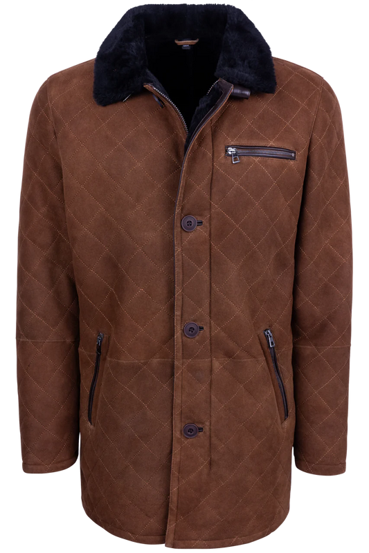 Pinto Ranch Quilted Merino Shearling Coat