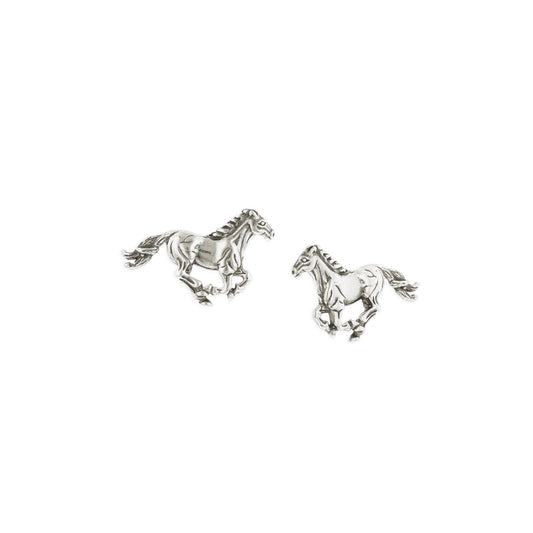 Kabana Sterling Silver Horse Stud Earrings