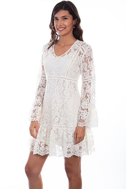 Scully Women's Flare Sleeve Lace Dress
