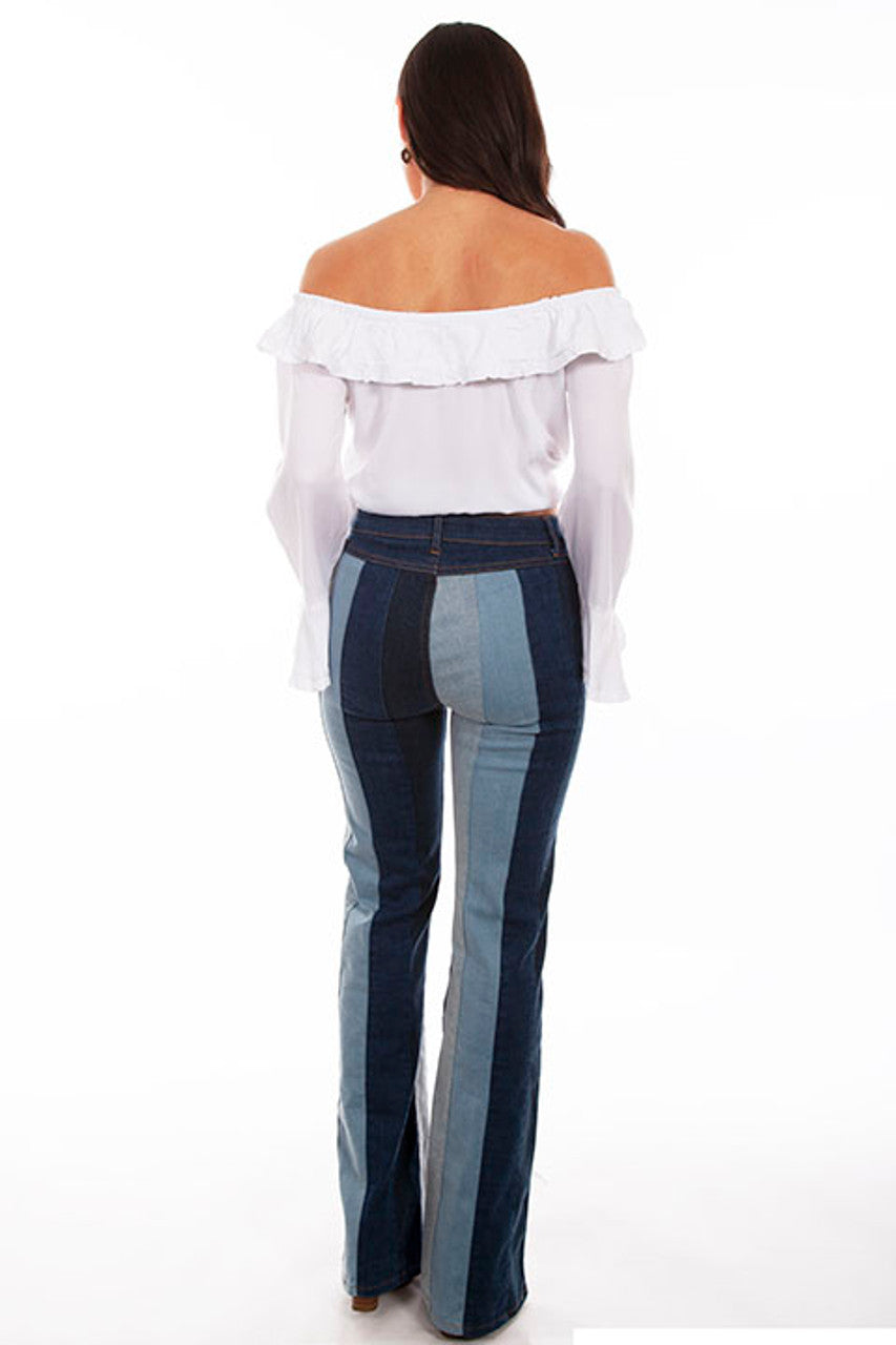 Scully Multi Colored Panel Jeans