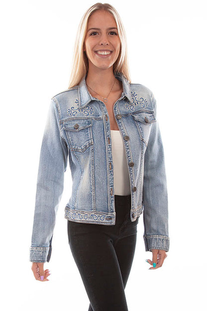 Scully Women's Beaded Jean Jacket