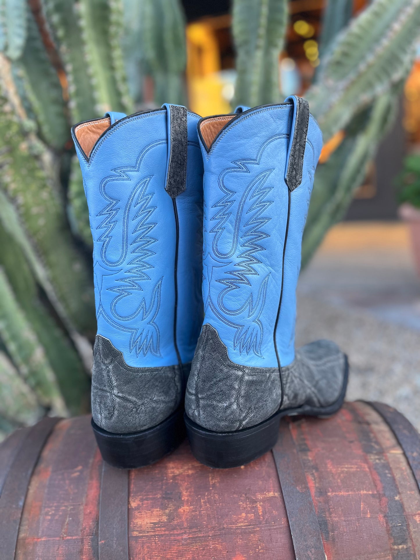 Men's Grey Elephant Boots