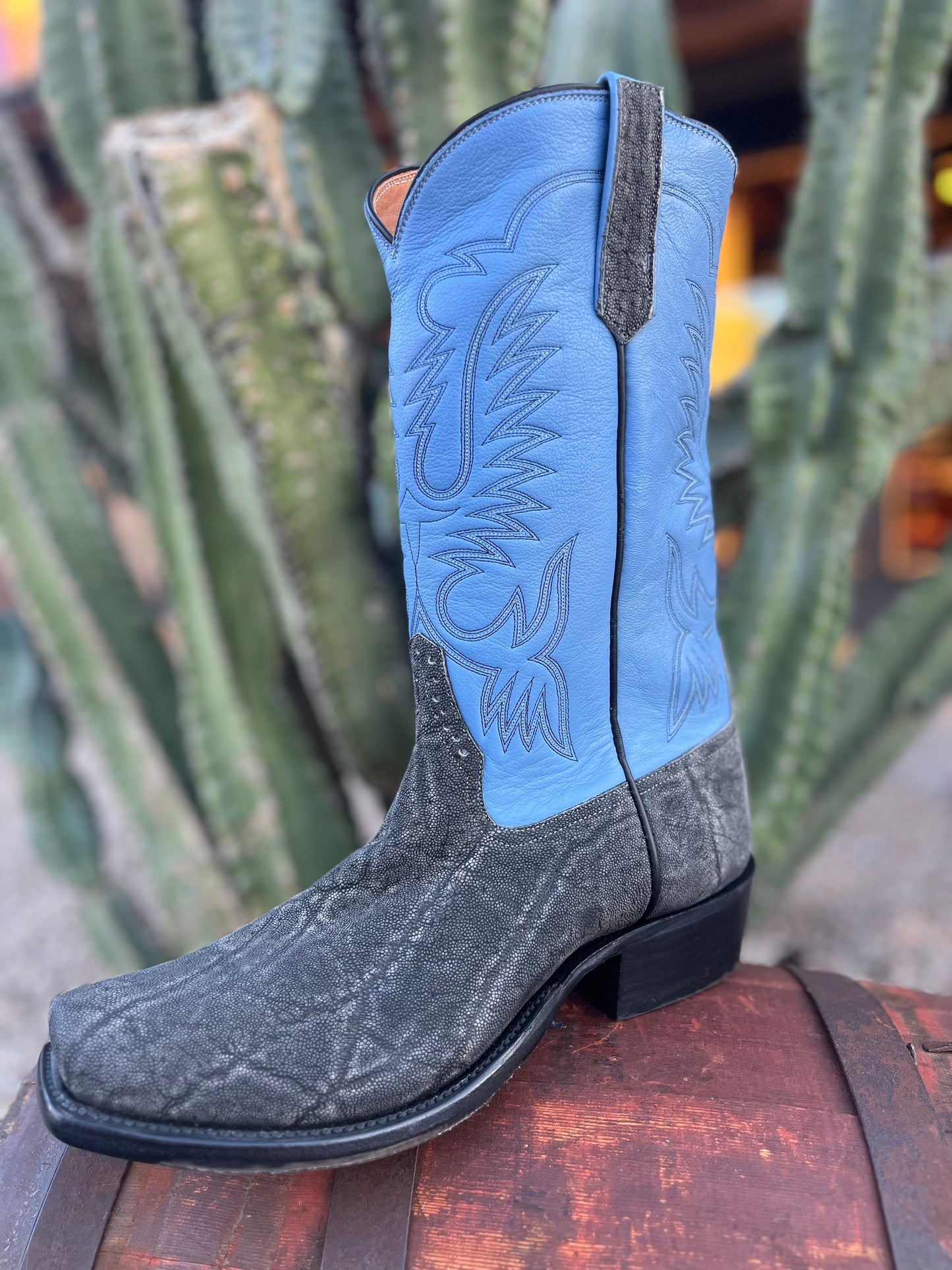 Men's Grey Elephant Boots