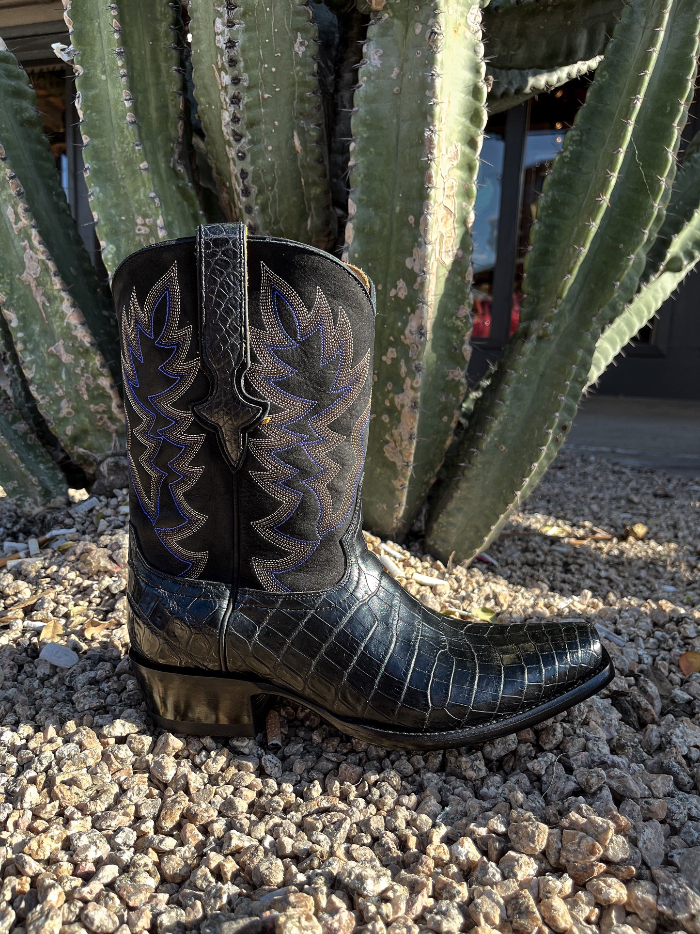 Old Gringo Black Crocodile Men's Boots