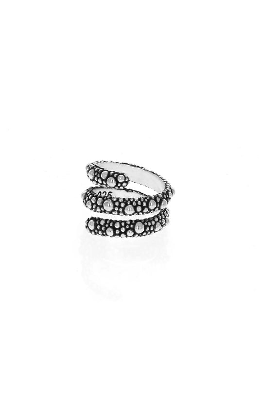 King Baby Stingray Spiral Ring, 7