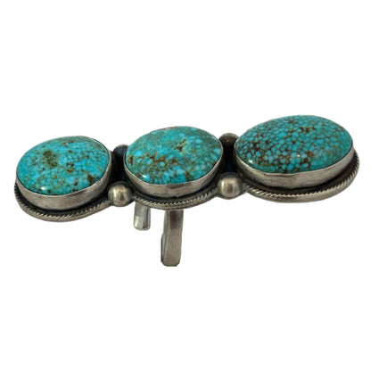 Native American Sterling Silver Turquoise Cabochon Ring