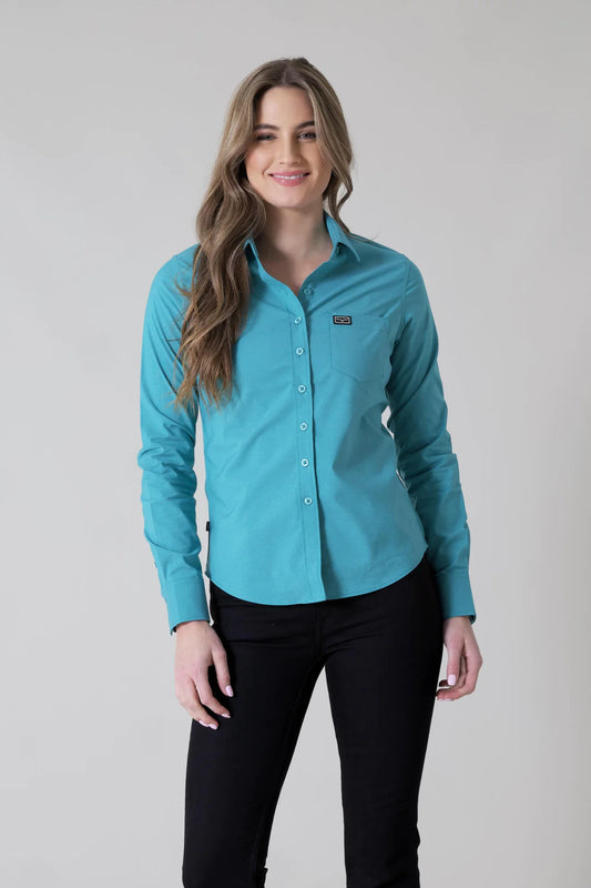 Kimes Ranch Linville Top in Teal