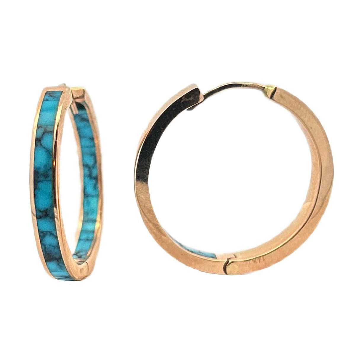 14K YG Kingman TQ Hoops