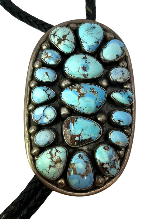 Sterling Silver Turquoise Bolo Tie