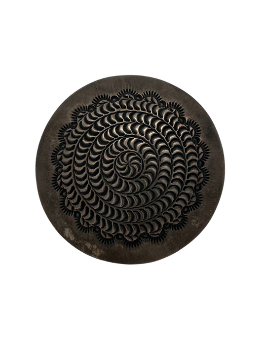 Front view of Matthew Charley Sterling Silver Ring