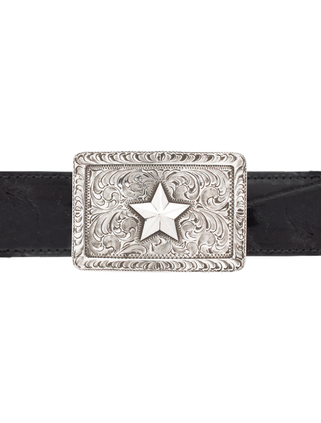 Pinto Ranch 1.5" Silver Star Trophy Buckle